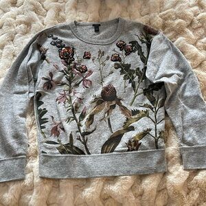 J. Crew Embellished Sweatshirt